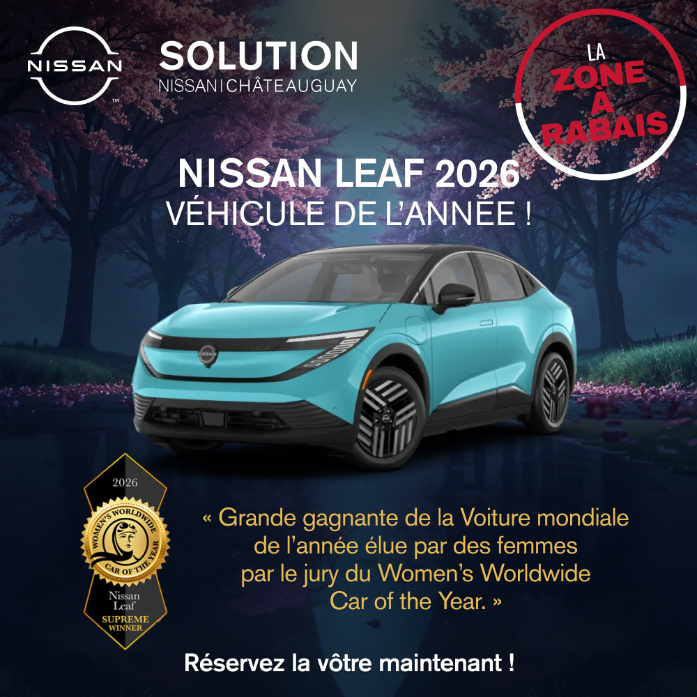 Solution nissan promo mars LEAF CAR OF THE YEAR FR