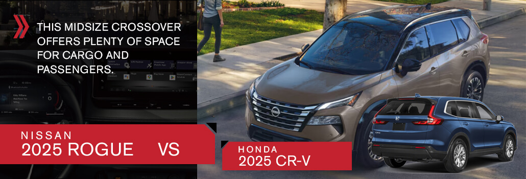 2025 Nissan Rogue vs 2025 Honda CR-V