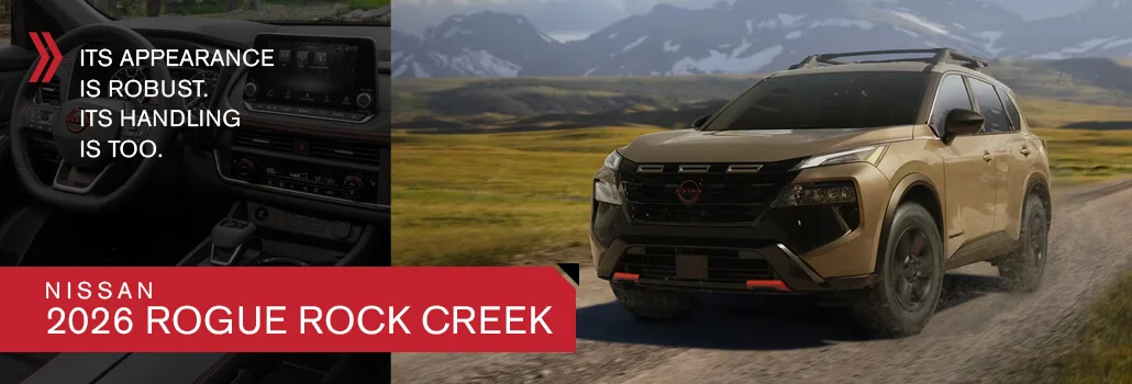 2026 Nissan Rogue Rock Creek in Châteauguay | Solution Nissan, South Shore of Montreal