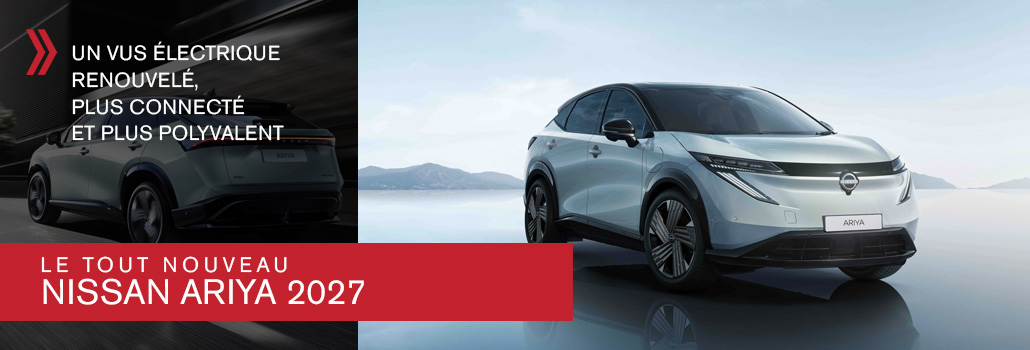 Nissan Ariya 2027 à Châteauguay : un VUS électrique renouvelé, plus connecté et plus polyvalent